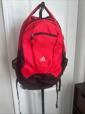 adidas Red and Black Everyday Sports Backpack